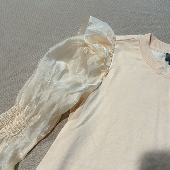 Anthropologie Puff-Sleeve Blouse - Picture 7 of 12